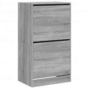 Shoe Cabinet Grey sonoma Engineered wood Medium Shoe Ca...