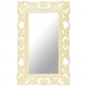 Mirror White Solid mango wood Medium Decorative Inlays ...