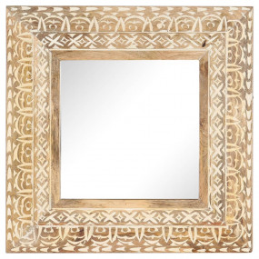 Mirror Natural mango wood Solid mango wood Medium