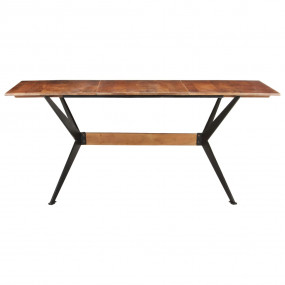 Dining Table Natural wood with black