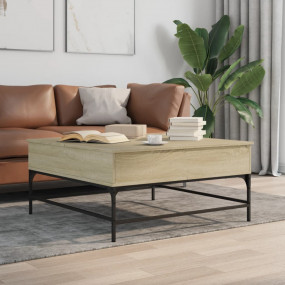 Coffee Table Sonoma Oak Engineered wood, metal Adjustab...
