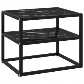 Console Table Black Tempered Glass Medium Console Table