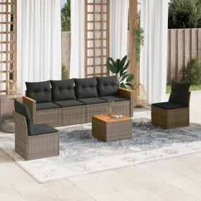 Garden Sofa Set Grey