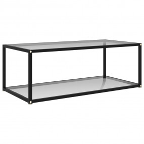 Coffee Table Transparent Tempered glass, powder-coated ...