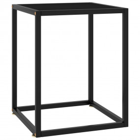 Coffee Table Black Tempered glass Small Durable Coffee ...