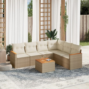 Garden Sofa Set Beige