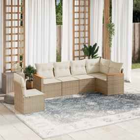 Garden Sofa Set Beige, Cream white