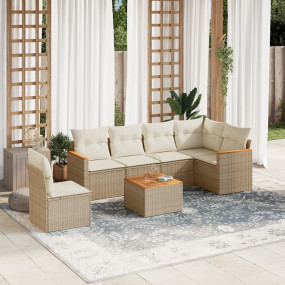 Garden Sofa Set Beige