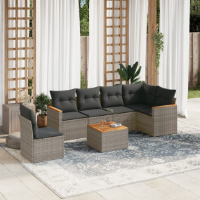 Garden Sofa Set Grey