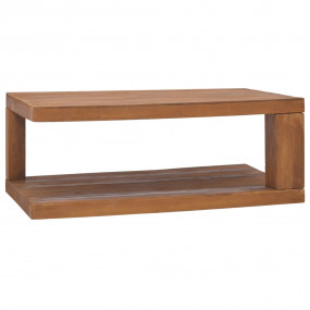 Coffee Table Warm wood tone Solid Teak Wood Medium Coff...