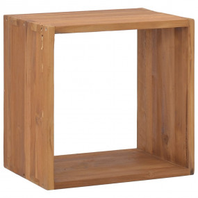 Bedside Cabinet Warm Natural Wood Solid Teak Wood Bedsi...