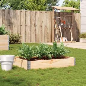 Garden Planter Foldable Planter Rectangular Rustic Stac...