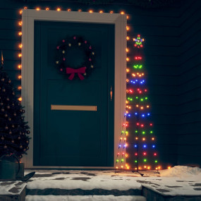 Christmas Tree Colorful PVC, Metal Medium Lights Cone-s...