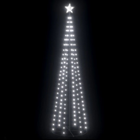 Christmas Tree Cool white, black PVC, metal 2 x 8 ft
