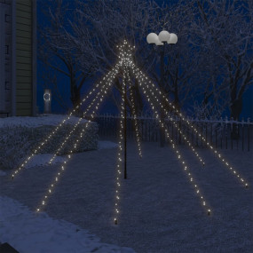 LED Tree Light Cool white Plastic 8 ft height