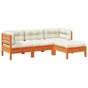 Garden Sofa Set Wax brown and cream