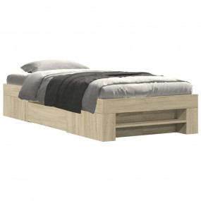 Bed Frame Sonoma oak Engineered wood Small Single Bed F...