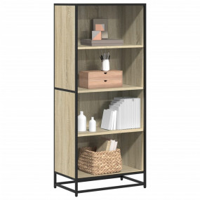 Bookcase Sonoma oak Engineered wood Medium Modern Sturd...
