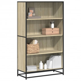 Bookcase Sonoma oak Engineered wood, metal Medium Bookc...