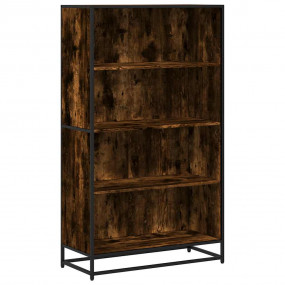 Bookcase Smoked oak Engineered wood, Metal Tall Bookcas...