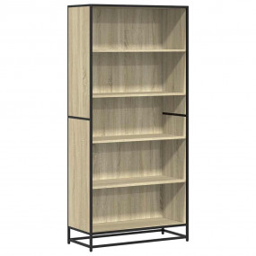 Bookcase Sonoma oak Engineered wood, Metal Tall Bookcas...