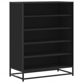Shoe Cabinet Black Engineered wood, metal 29.5 x 15.0 x...