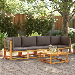 Garden Sofa Set Grey