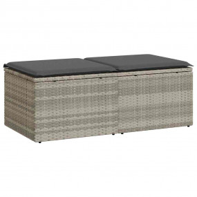 Garden Sofa Set Light Grey, Dark Grey