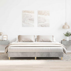 Bed Frame Concrete Grey
