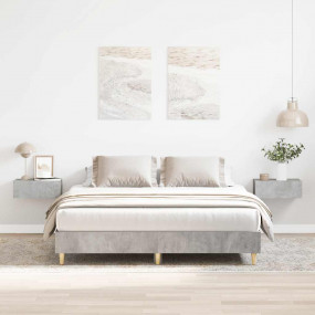 Bed Frame Concrete grey