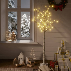 Christmas Tree White Plastic 4.9 ft Christmas Tree Othe...