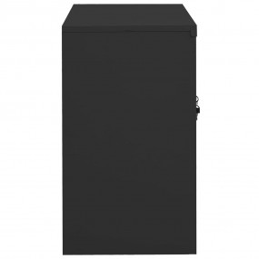 Office Cabinet Anthracite Steel 35.4x15.7x27.6 in