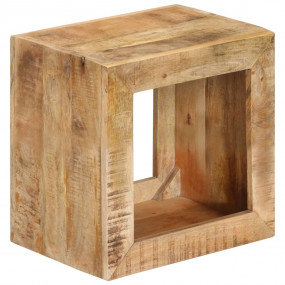 Stool Natural wood Solid Mango Wood Medium Stool Rectan...