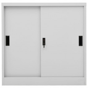 Office Cabinet Light grey Steel Medium Locks Office Cab...