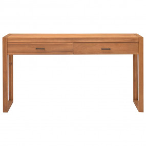 Desk Teak Solid teak wood, plywood 47.2 x 15.7 x 29.5 i...