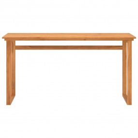 Desk Natural Teak Solid teak wood Medium Desk Rectangul...