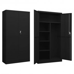 Locker Cabinet Black Steel Large Locks Locker Cabinet