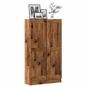 Book Cabinet Old wood Engineered wood Medium Book Cabin...