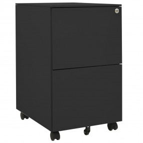 File Cabinet Anthracite Steel File Cabinet Rectangular ...