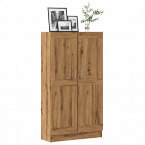 Book Cabinet Artisan oak Engineered wood Tall