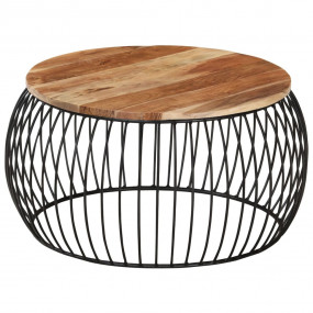 Coffee Table Varies Solid Acacia wood, Iron Medium Dura...