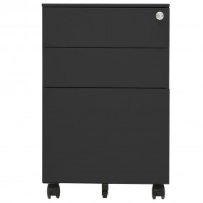 File Cabinet Anthracite Steel 15.4x17.7x23.6 in Fully E...