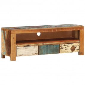 TV Cabinet Multicolor, including blue, green, cream