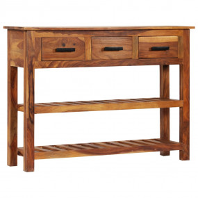 Sideboard Honey light brown Solid Acacia wood Large Sid...