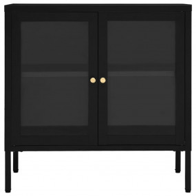 Sideboard Black Powder-coated steel Medium Sideboard