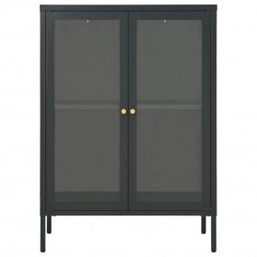 Sideboard Anthracite Powder-coated steel Compact Adjust...