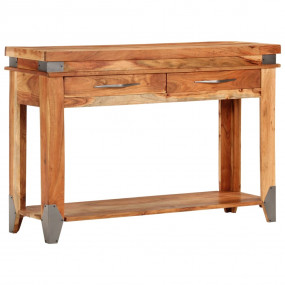Console Table Natural wood Solid acacia wood Medium Con...
