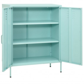 Storage Cabinet Mint Steel Medium Storage Cabinet Recta...