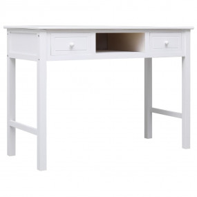 Desk White Solid Paulownia wood, plywood Medium Desk