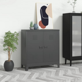 Storage Chest Anthracite Steel, plastic Medium Storage ...